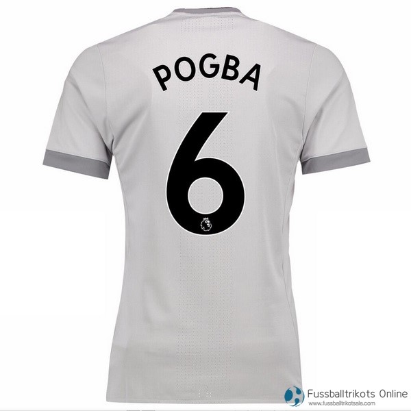 Manchester United Trikot Ausweich Pogba 2017-18 Fussballtrikots Günstig